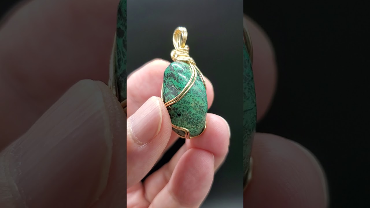 超激レア！イスラエル産エイラットストーン・ペンダント4【高品質・超