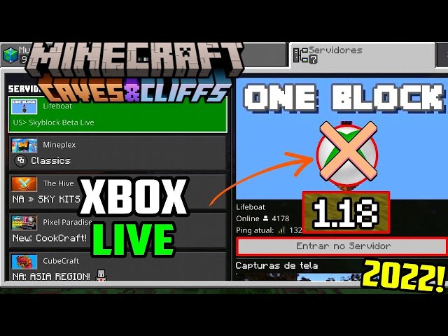 COMO JOGAR ONLINE NO MINECRAFT 1.19 SEM PRECISAR DE XBOX LIVE!! 2022 (MCPE)  