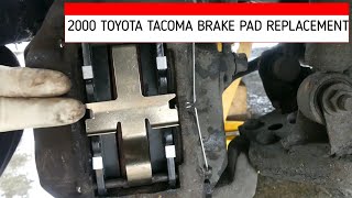 2000 Toyota Tacoma brake pad replacement