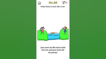 Help them cross the river. | Brain Out Solution