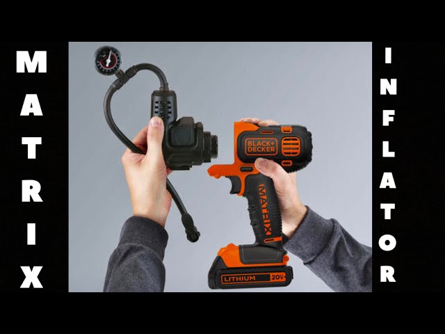 BLACK+DECKER Inflator Multi-Tool Attachment with 20V MAX Matrix Cordless  Drill