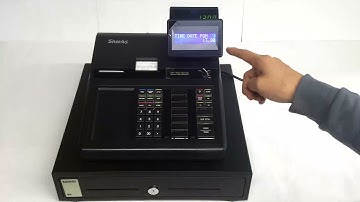 How to Program the Date & Time | SAM4s ER-915 Cash Register Tutorials