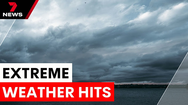 Bomb cyclone hits Australia's east coast | 7NEWS