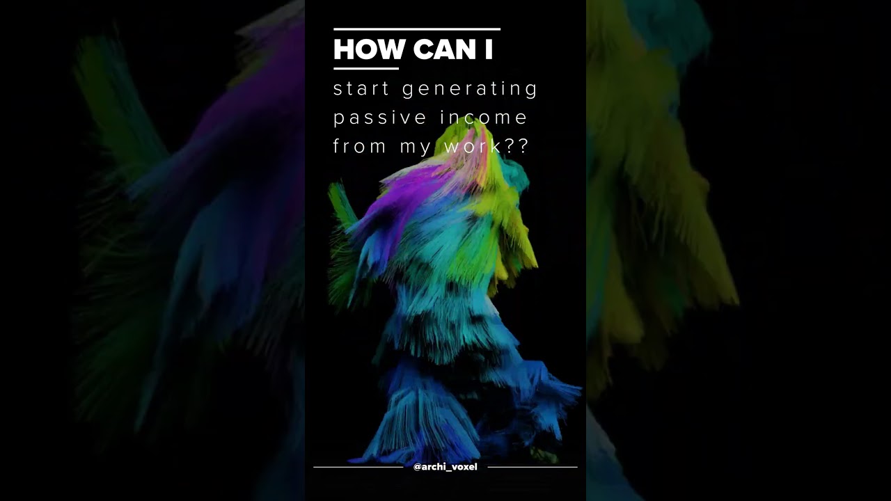 How do I make PASSIVE INCOME from my 3D MODELS? 