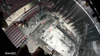 Arena Rigging Load Out - From the Catwalk to the First Point