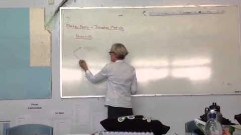 Transition Matrices 1