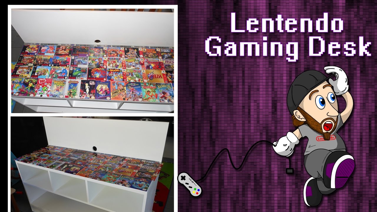 Custom Gaming Desk / NES Classic Mini / Update