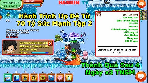 Ngọc Rồng Online | Thành Quả Sau 4 Ngày x3 TNSM Up Đệ Tử Có Gì ??? Bất ngờ Ra Cải Trang Siêu Vip NRO
