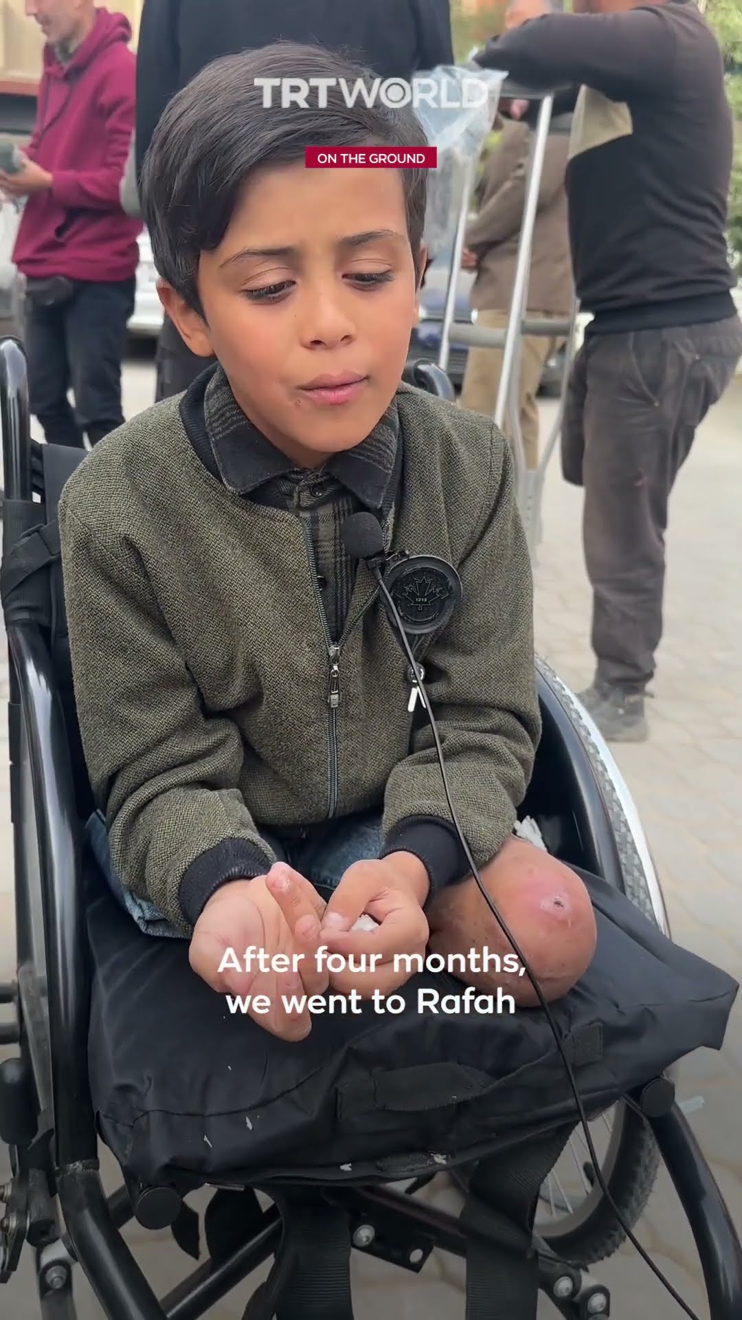 Palestinian boy’s dream shattered by Israeli attack