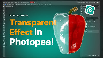 How to create transparent effect in Photopea!