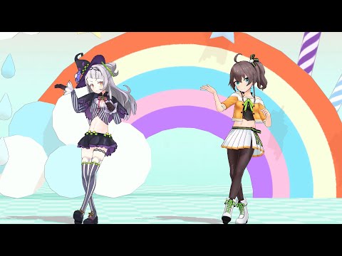 【初心者MMD】スイートマジック/Sweet Magic 【夏色まつり×紫咲シオン】