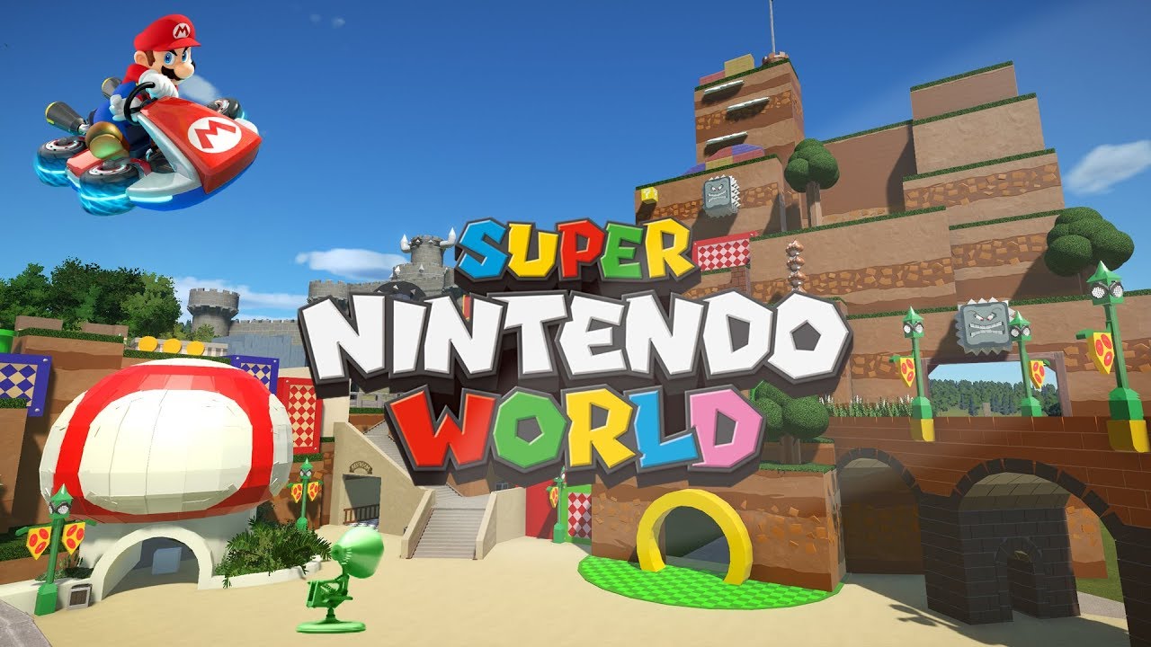 Super Nintendo World Logo Spoof Luxo Lamp - YouTube