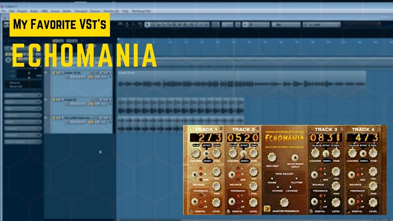 Free Vst Plugin Echomania Multitap Stereo Tape Delay