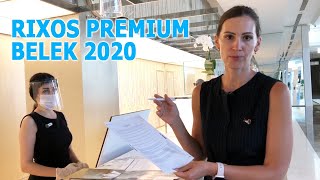 Отдых в Турции 2020 Как работает отель RIXOS PREMIUM BELEK на карантине