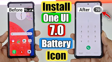 How To Install One UI 7 Battery Icon In Any Samsung 🔥🔥🔥