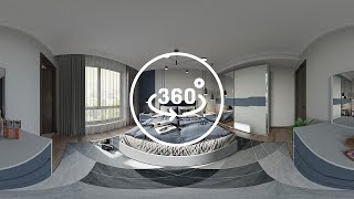 Modern  Queen Bedroom- غرفة نوم مودرن( 160 سم)  ابيض في رمادي