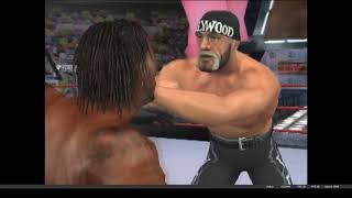 WWE Smackdown Shut Your Mouth Hollywood Hulk Hogan vs Booker T EPIC match!!!