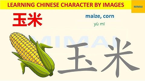 [86] #玉米  #yumi #corn  how to write Chinese character by images #HSK1 #mimaichinese