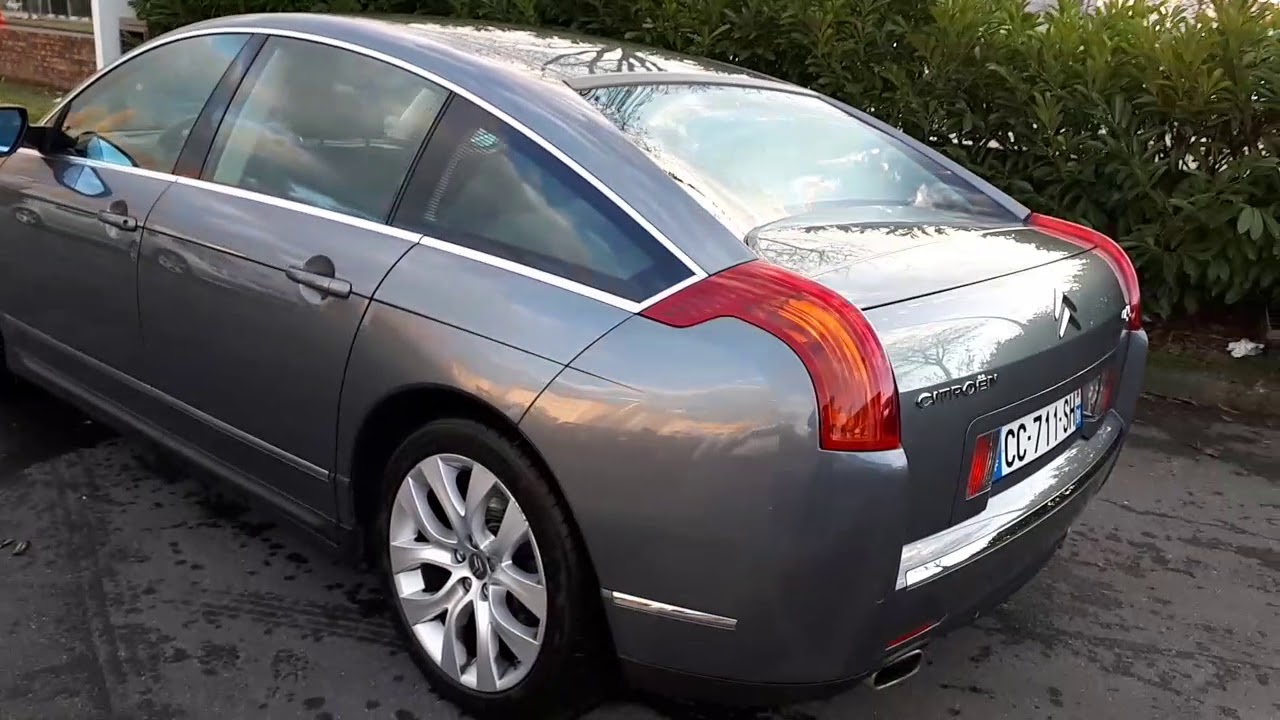 Citroën C6 V6 3L HDI FAP Exclusive 240ch Detailing - YouTube