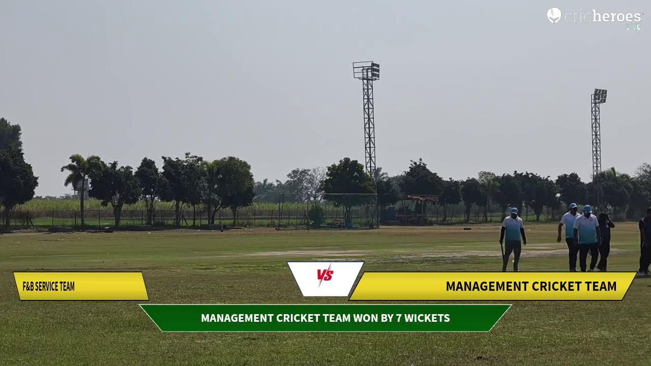 Management cricket Team vs F&B Service Team live cricket match | Anniversary Trophy  live - Atma Mal