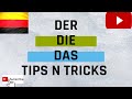 Der Die Das Tips Tricks | Learn German Faster |German Language Tips| Indian Vlogger In Germany 🇩🇪