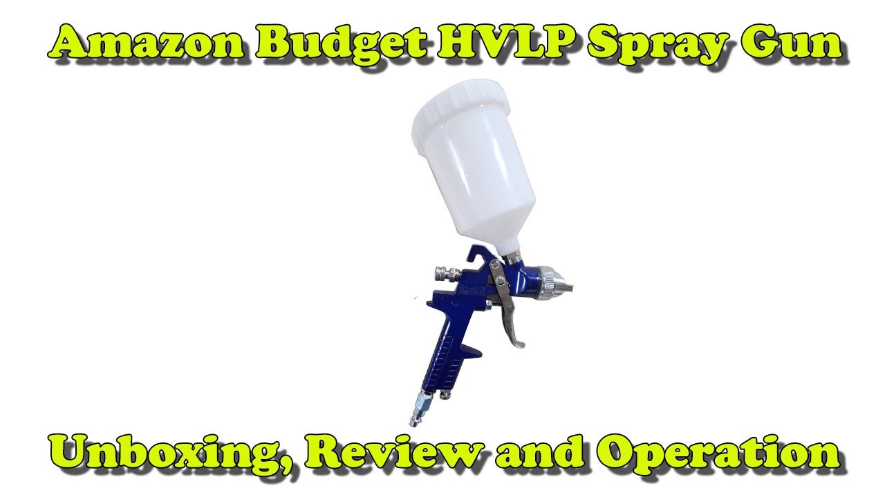 Amazon Budget HVLP Spray Gun Review for Spraying is this the