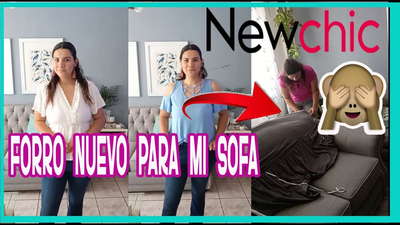 FORRO NUEVO PARA MI SOFA/NEWCHIC/TODO ESTYO ME ENVIARON🔴