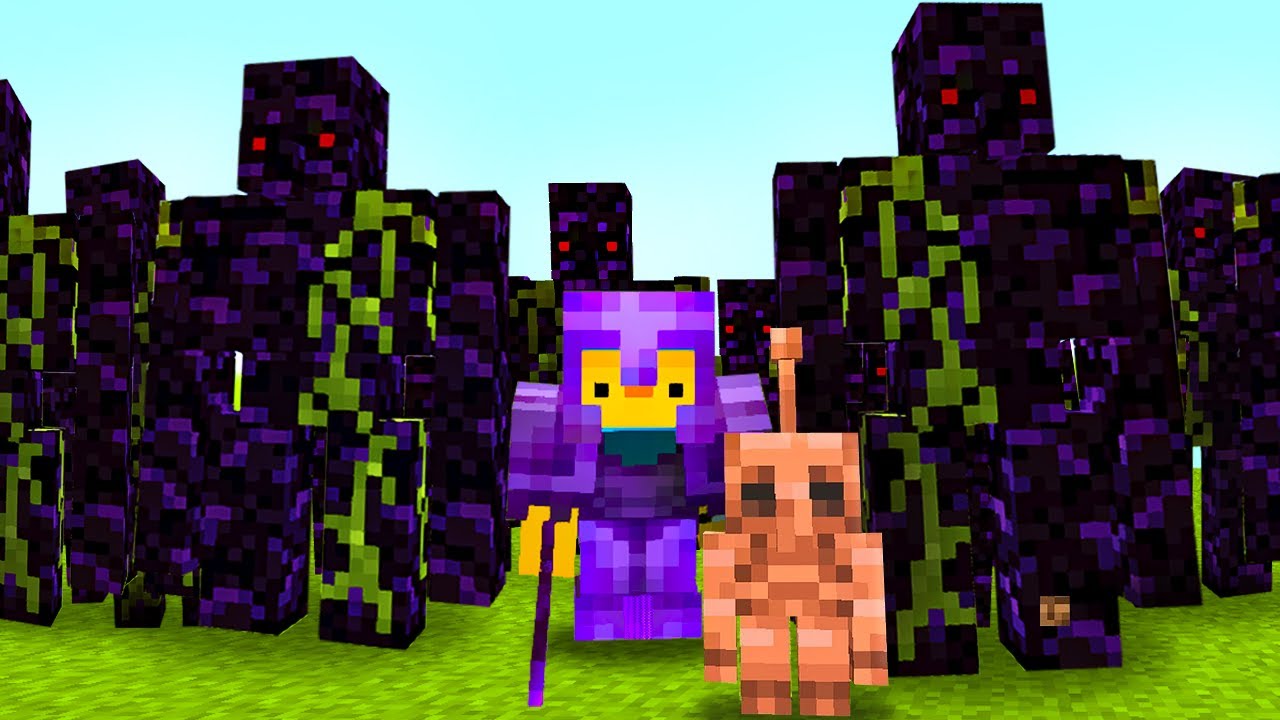 Meus amigos Roubaram meu Golem de Cobre, então eu FIZ um EXERCITO de SUPER GOLENS no minecraft