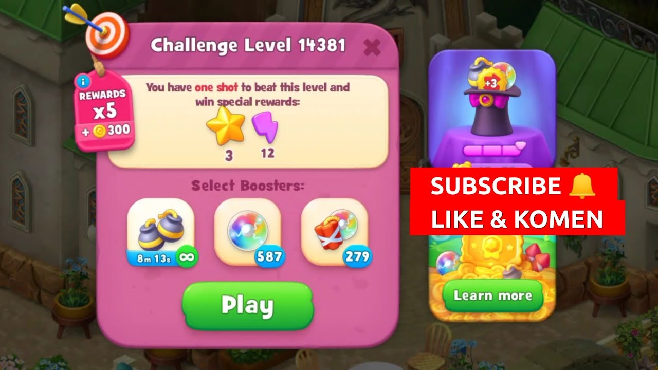 GARDENSCAPES CHALLENGE LEVEL 14381 | MARI MAIN BERSAMA