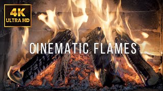 🔥 Stillfire | 10 Hours of Cinematic Flames | Active Firelight for Focus & Relaxation | 4K UHD