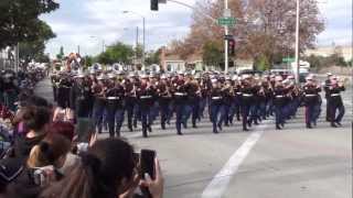 Marine Corps Band in the 2013 Rose Parade (4)