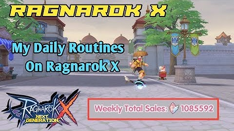 [Ragnarok X] My Daily Routines And Tips How I Make Crystal