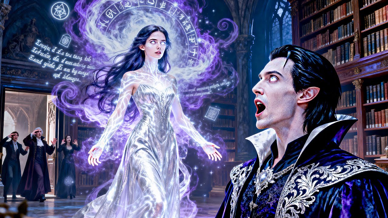 She Opened the Forbidden Library—Ancient Knowledge Flooded Her Mind & She Ruled All Vampires