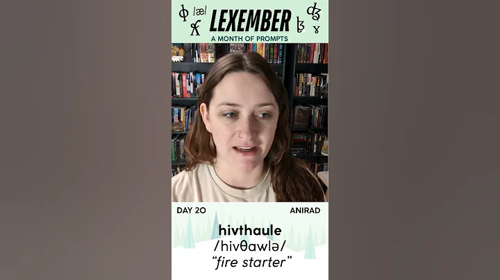 Lexember Day 20 - A term of endearment