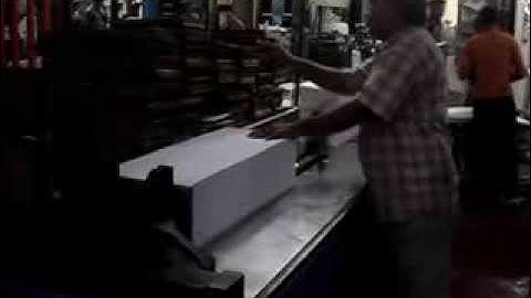 Stacker Bundler on Web Press