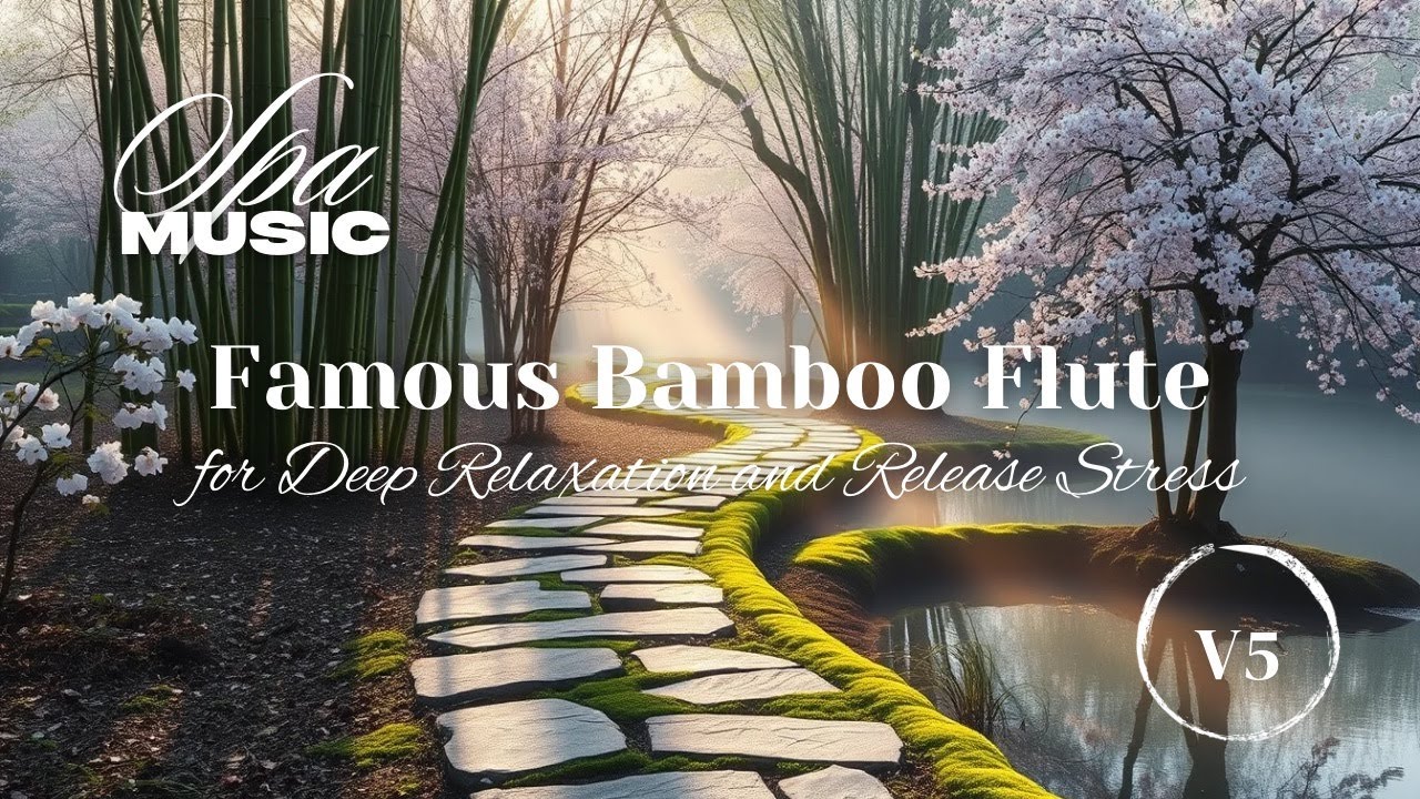 Famous Bamboo Flute for Deep Relaxation | Calming Spa Music to Release ...