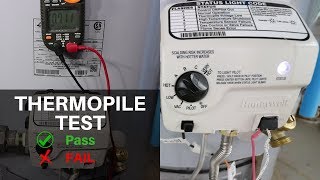 Testing a Thermopile on a Water Heater