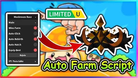 [UGC LIMITED] Roblox Mushroom Race Script - Auto Farm