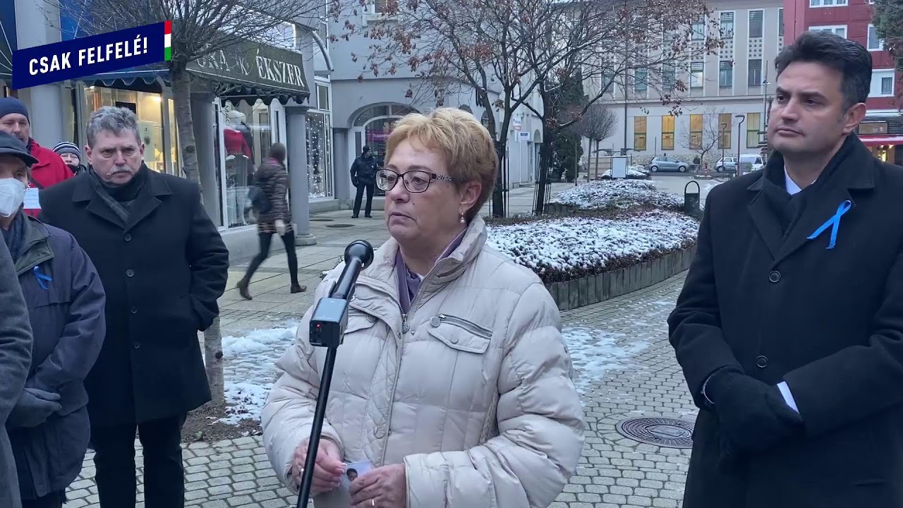 Márki-Zay Péter és Csidei Irén fóruma Zalaegerszegen - 2021. december 10.