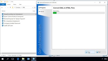 Convert EML Message Files to HTML Format