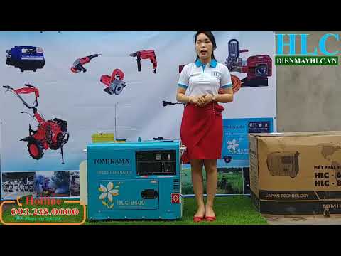 Video giới thiệu máy phát điện chạy dầu Tomikama 8500 Tại Hà Giang