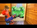 Nerf Game Creeper invasion nerf titan нерф титан против крипперов