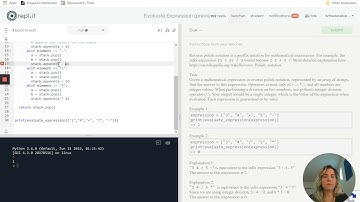 Walkthrough: Pseudocode to Python: Evaluate Postfix Expression