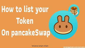 How to list your token on pancakeswap
