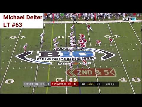 Michael Deiter (Wisconsin OL) vs. Ohio State (2017)