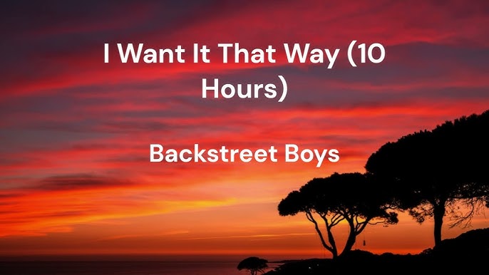 Backstreet Boys - I Want It That Way 🎵 . . . . . #backstreetboys #boy