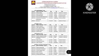 GITAM DISTANCE EDUCATION EXAMINATION TIME TABLE FEBRUARY 2023