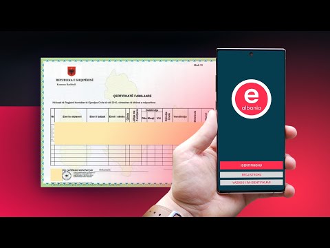 Si të marr çertifikatë familjare online në e-Albania (me telefon)