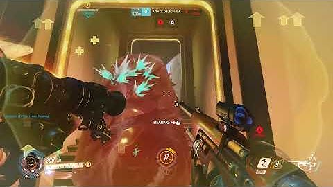 Dva gets stuck up above Mei