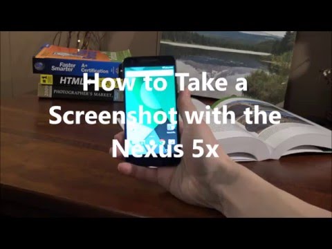 Nexus 5X로 스크린 샷을 찍는 방법